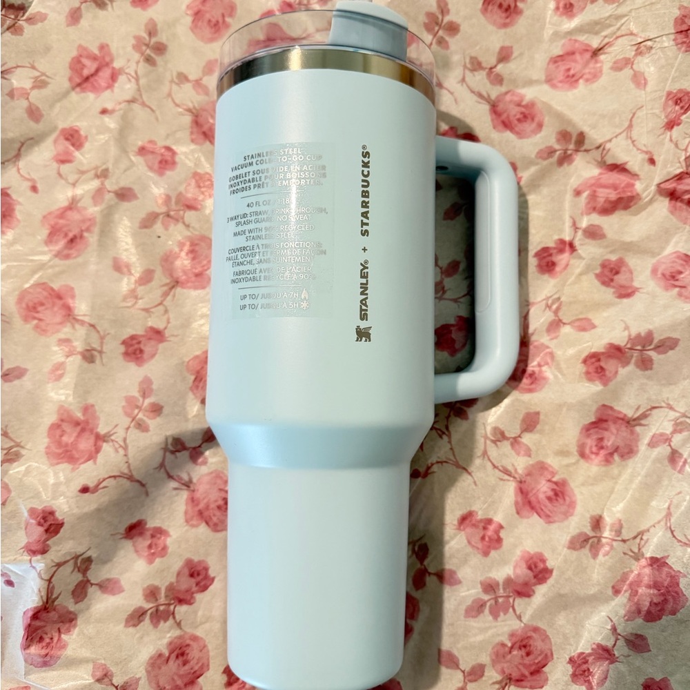 Stanley x Starbucks Spring Blue 40oz Quencher Tumbler